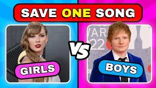 BOYS VS GIRLS - music game - SAVE ONE SONG