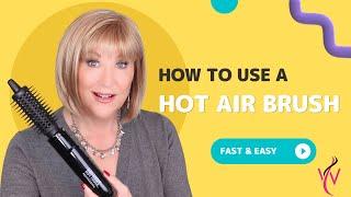 WIG STUDIO 1 | HOW TO USE A HOT AIR BRUSH WITH CRAZY WIG LADY