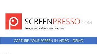 Screenpresso feature tour: Video screen capture