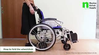 How to use the Aluminum Quick Release 6 Wheeled Wheelchair