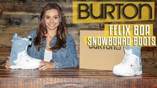 2018 Burton Felix BOA Womens Snowboard Boots - Review- The-House.com