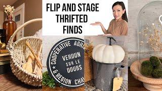 Thrift Flips for Profit | High End Decor Looks for Less | Flip and Style Thrifted Finds | Fall Decor