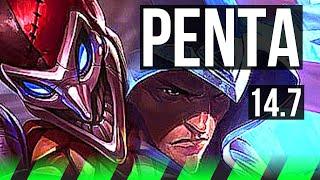 SHACO vs TALON (JGL) | Penta, Legendary, 21/4/5, Rank 11 Shaco | EUW Master | 14.7