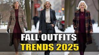 Fall Fashion Trends 2025 Most Wearable for Women Over 50