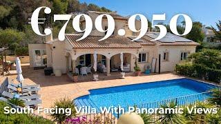 Inside a JAVEA, SPAIN Villa with Stunning Panoramic Countryside Views