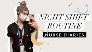 NIGHT SHIFT ROUTINE AS A NURSE | Get Ready For My 12-Hour Night Shift With Me