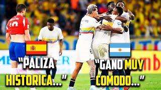 Asi REACCIONO el MUNDO a HUMILLANTE GOLEADA de  COLOMBIA a CHILE  | REACCION 