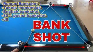 Teknik menembak bank shot / tembakan pantul - Tutorial billiard pemula