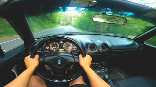 Backroads in my NB Mazda Miata & e36 BMW (POV)