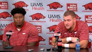 Terry Hampton and Beaux Limmer talk fall camp on the lines