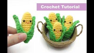 Easy Crochet Amigurumi Tutorial - Corn