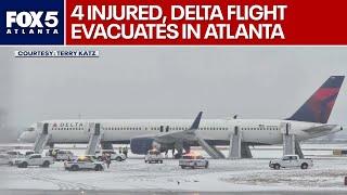 Delta flight evacuates at Atlanta airport | FOX 5 News