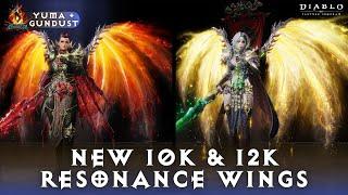 Diablo Immortal - New 10k & 12k Resonance Wings | Yuma + Gundust