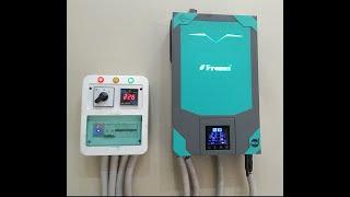 Fronus 6kw hybrid solar inverter, 75Ah pylon tech battery installation #Heptasol