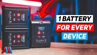 ONE Battery To Power ALL Your Camera Gear (Came-TV Mini 99 V Mount Battery Review)