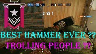 BEST Kill With Hammer ????  : PC Champion - Ranked Highlights - Rainbow Six Siege