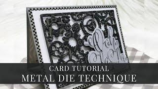 Metal Die Technique Card Tutorial by Sandi Nagel for Graphic 45