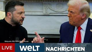 NACH EKLAT IM WEIßEN HAUS: Selenskyj will sich nicht bei Trump entschuldigen! | LIVESTREAM