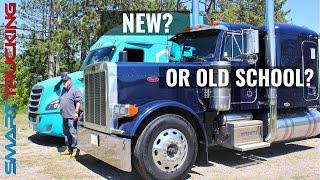 AN OLD SCHOOL TRUCK VS 2022 FREIGHTLINER CASCADIA:  A COMPARISON OF THE DRIVING EXPERIENCE!