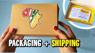 Here’s How You Could PACKAGE Products + Shipping UPDATE (Jamaica Post) | @sewquaint