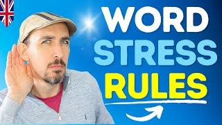  8 Easy WORD STRESS Rules to Speak English Clearly (Powerful!)