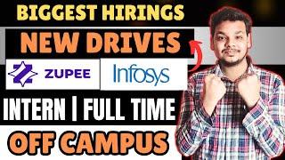 Zupee , Infosys Direct Freshers Hiring | OFF Campus Drive | 2025, 2024 Batch Hiring | Latest Jobs