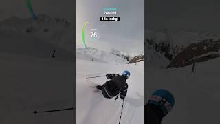  THIRD PERSON VIEW ON BLACK SLOPE #skiing #insta360 #schwarzwand #ischgl