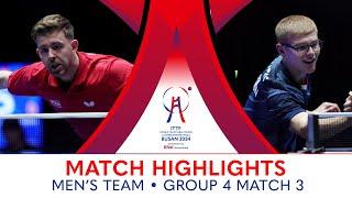 Alexis Lebrun (FRA) vs Tobias Rasmussen (DEN) | MT GP4 - Match 3 | #ITTFWorlds2024