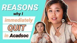 REASONS WHY I QUIT IN ACADSOC by MLTV