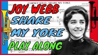 Share My Yoke - Cornet Solo with Piano Accompaniment, Play along, Backing track PDF SCORES