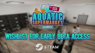 Aquarist Supermarket Simulator - Reveal Trailer