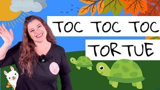 Toc toc toc, tortue | Comptine à gestes | Andreea's Music Box