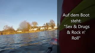 Kleinfluss Boot gebraucht gekauft - Test auf dem Küchensee bei Ratzeburg