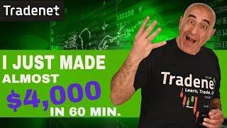 Live Day Trading for $3,740 in 60 Minutes!