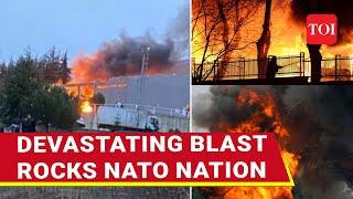 On Cam: Deadly Blast In NATO Nation; Dozen Killed As Munition Plant Goes Up In Smoke