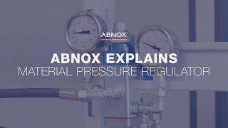 Material Pressure Regulator MDR-LW04 | ABNOX Explains