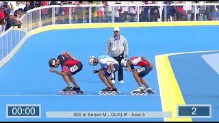 Inline Speed Skating | 500m Senior Men Qualification Race | World Skate Games 2024