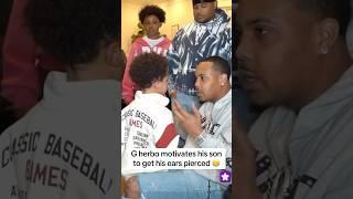 Kai Cenat & G Herbo motivates his son to get ears pierced ️ #love #edit #like #life #fyp #dad