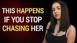 WHAT A WOMAN FEELS WHEN YOU STOP LOOKING FOR HER | PSYCHOLOGY FACTS