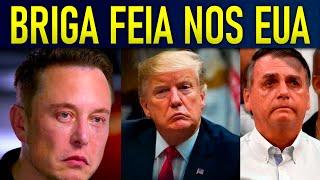 Elon Musk e Trump BRlGAM FElO após TRAlÇÃO!!! Bolsonaro tem CRlSE DE PÂNlCO!! PRlSÃO se aproxima!!