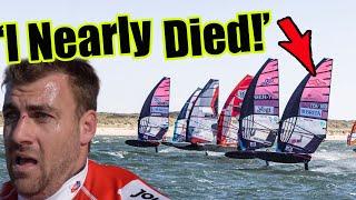 Bruno gets his HELMET ripped off! - Day 4 - Citroen Windsurf World Cup - Sylt - 2024