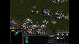 StarCraft: Brood War - 1 Terran vs 7 Random ( vs 7 computers ) - Map: Big Game Hunters