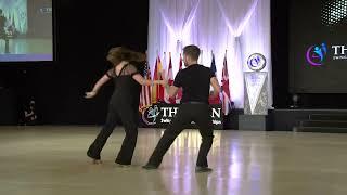 Maxime Zzaoui and Torri Smith Zzaoui - 3rd place Strictly Champions Finals - The Open 2023