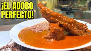 DELICIOSAS COSTILLAS DE CERDO EN ADOBO AL ESTILO CON SABOR A MEXICO