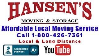 Santa Rosa ca Moving Company | Hansen's Moving | Movers in Santa Rosa 1 800 426 7361