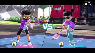 Facing an A-37 Rank Player in Badminton | Nintendo Switch Sports