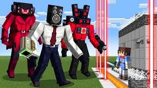 Speakerman vs Security House in Minecraft