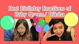 Best Bday reactions of DIKSHA   II Rimorav Vlogs Addict