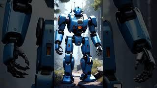 Blue Robot Transformation #shorts #robot #robotics #robots #robotic #transformation #blue