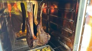 Tomahawk Steaks aus dem BBQ Räucherofen